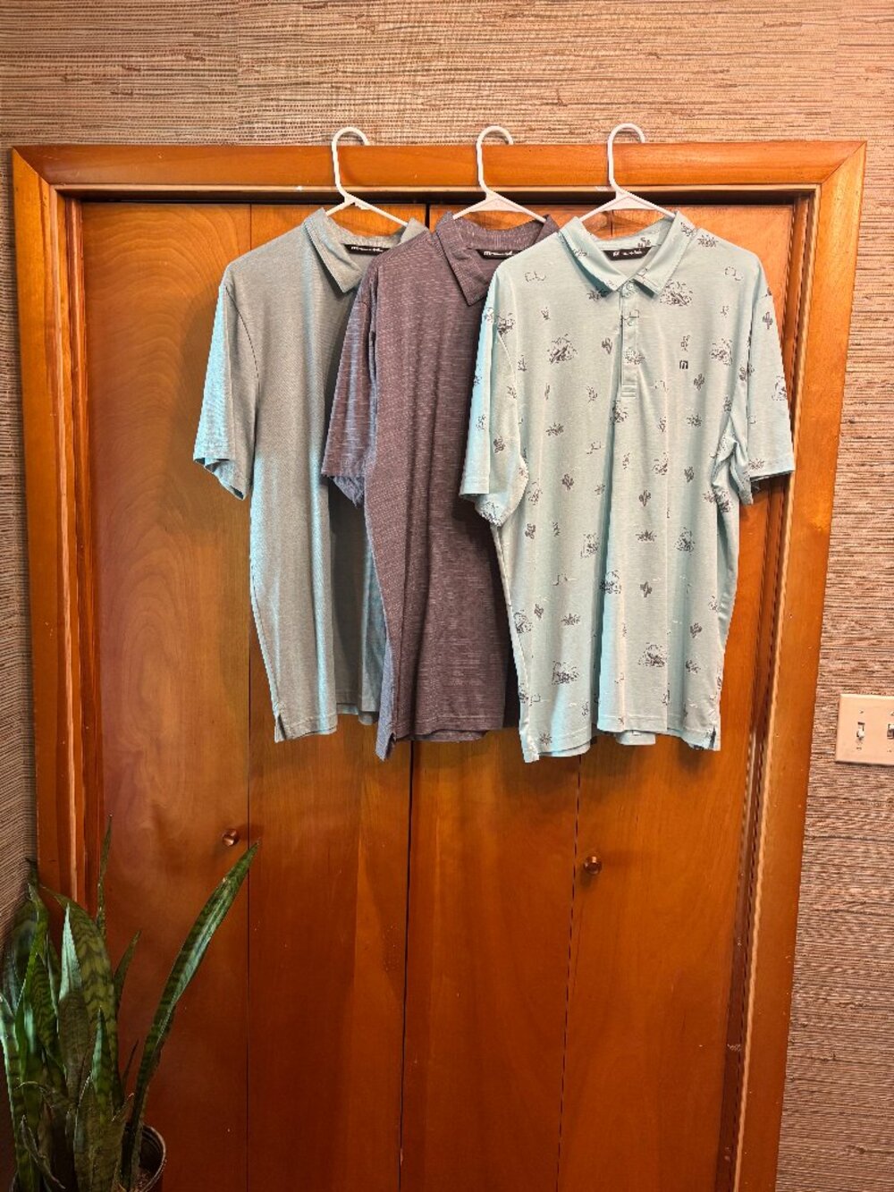 3 Travis Mathew Polo Shirts